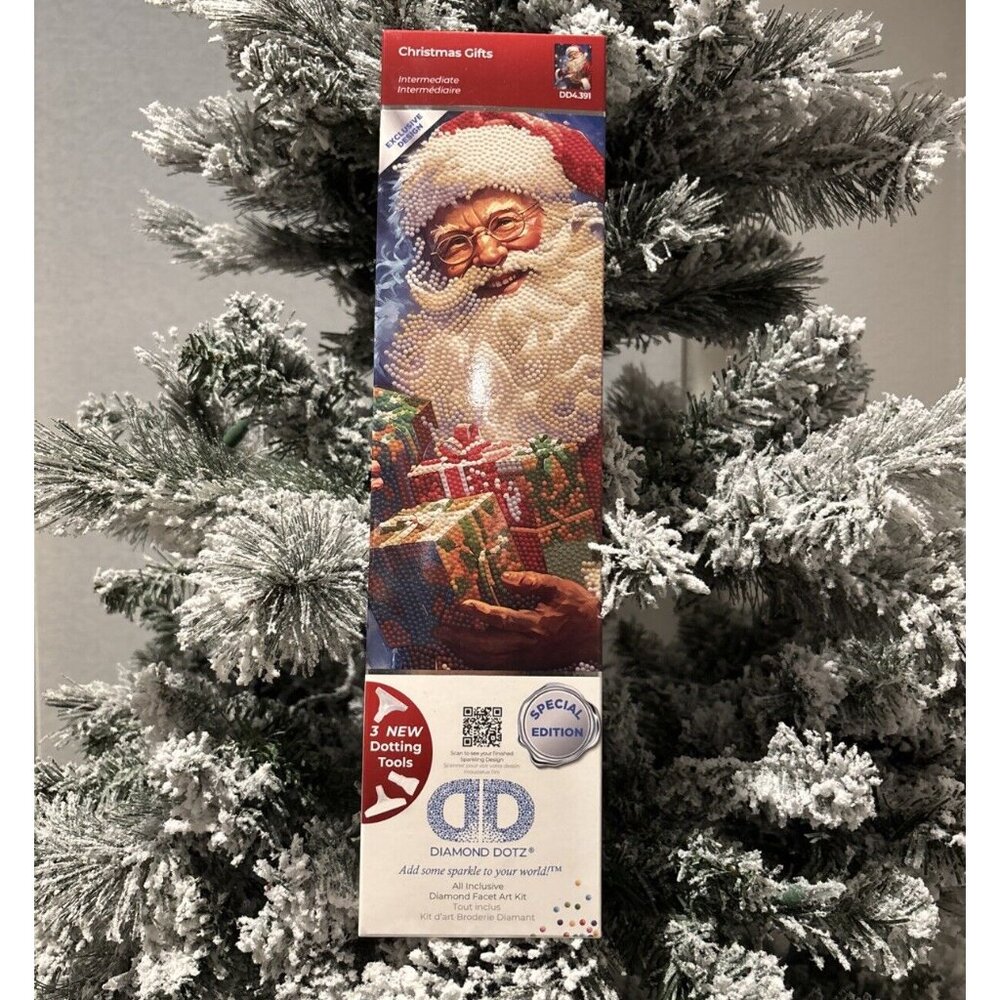 Diamond Dotz -NIB-Christmas Gifts-13X18 Santa Claus - Special Edition